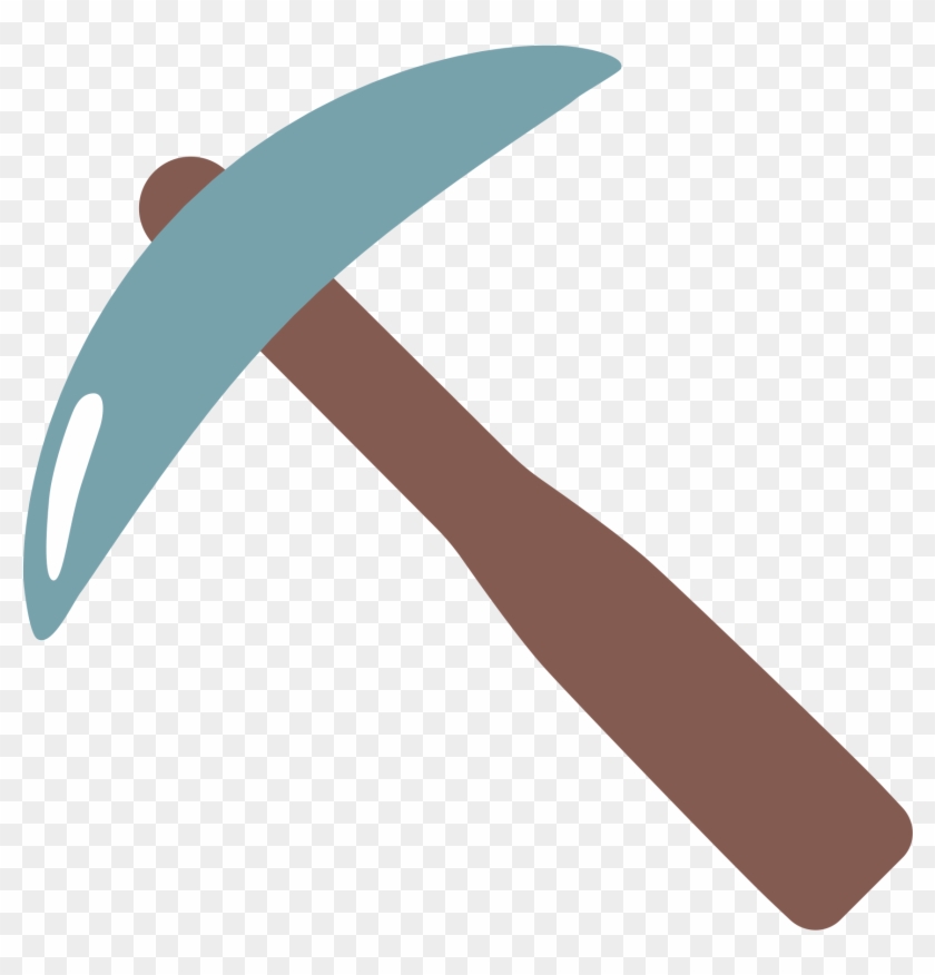 File - Emoji U26cf - Svg - Pickaxe Emoji Png Clipart