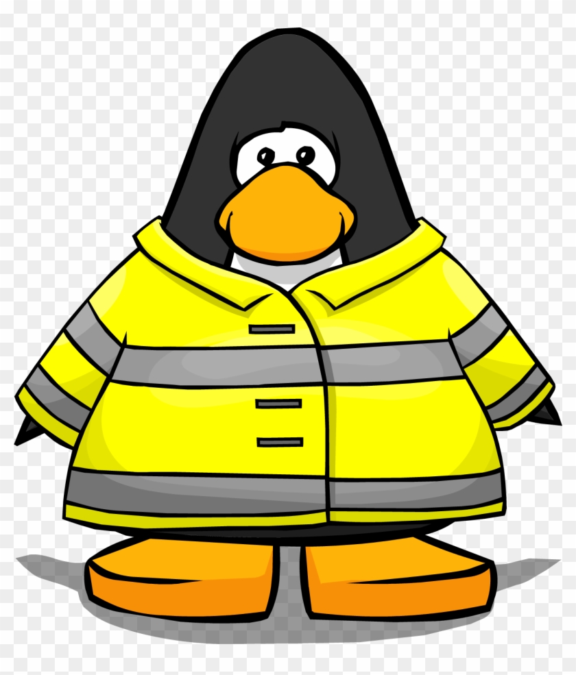 Fireman Jacket Png - Penguin From Club Penguin Clipart