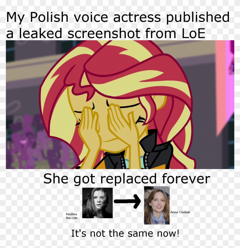 Anna Cieślak, Double Facepalm, Equestria Girls, Human, - Poland Facepalm Clipart #1975461