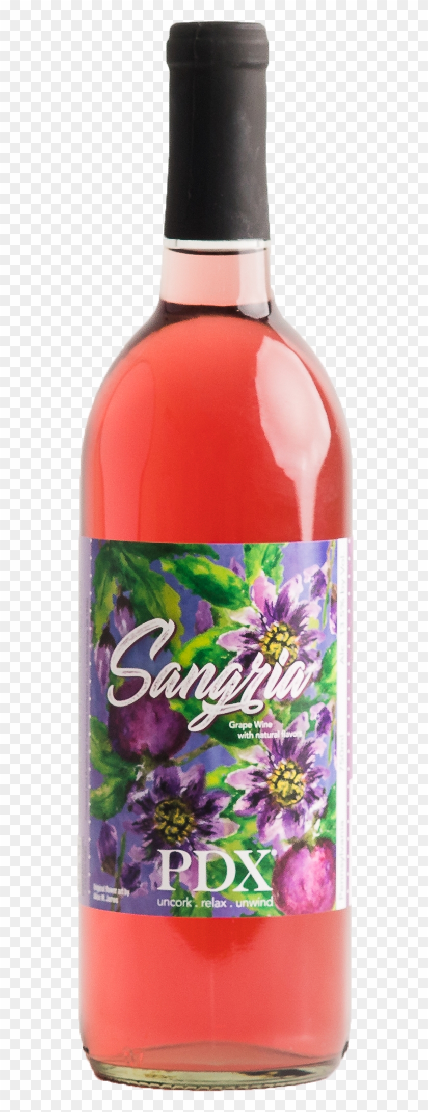 Sangria Bottle - Wine Bottle Clipart
