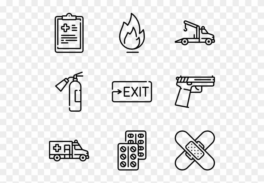 Emergency Services - Hand Drawn Png Clipart #1975860