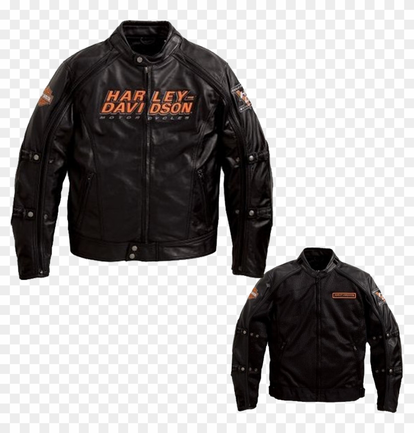 Harley-davidson Alternator Leather Jacket - Harley Davidson Logo Leather Jacket Clipart