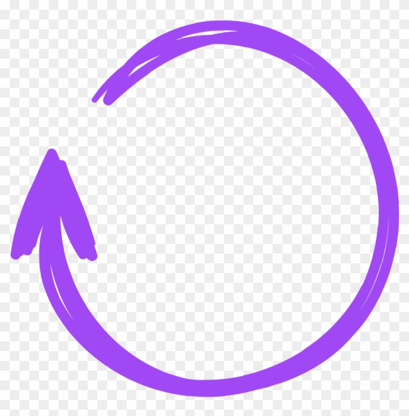 Purple Circle Incremental Iteration - Circle Clipart