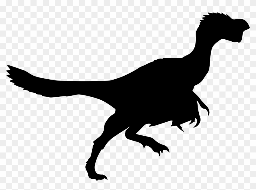 Citipati Dinosaur Silhouette Comments - Siluetas De Dinosaurios Velociraptor Clipart #1976477