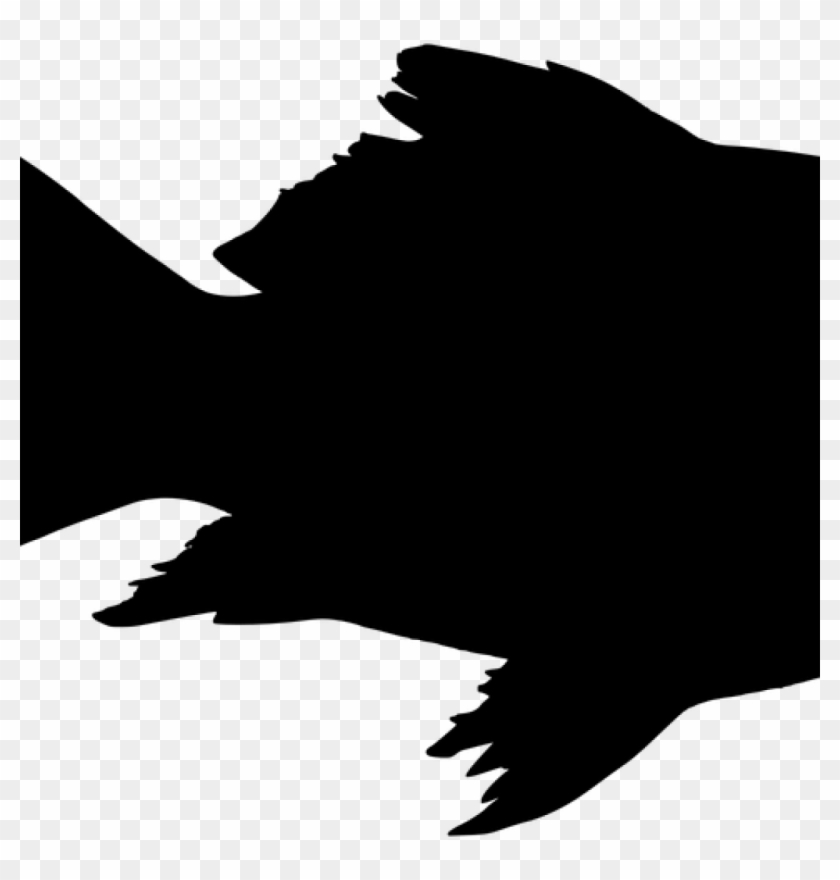 Fish Silhouette Clip Art 4th Of July Clipart Hatenylo - Clipart Silhouette Fish Png Transparent Png #1976552