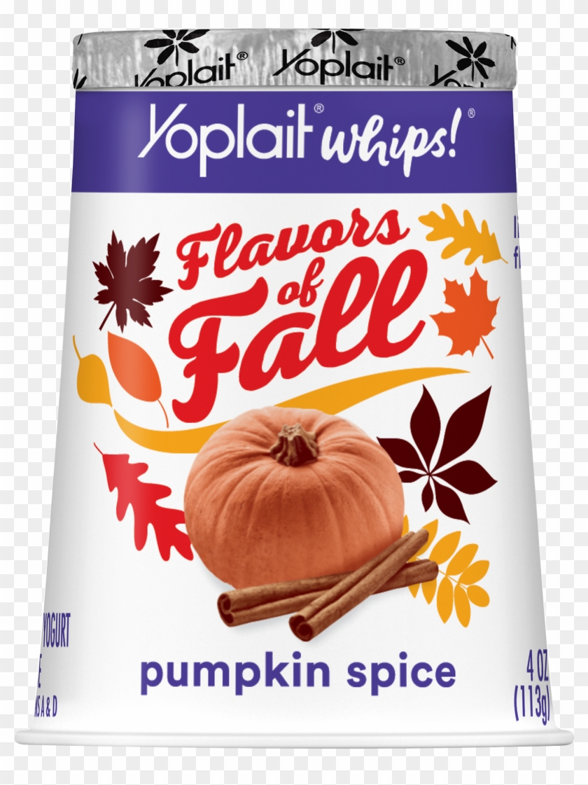 Yoplait Pumpkin Spice Whips Low Fat Yogurt Mousse - Pumpkin Clipart #1976553