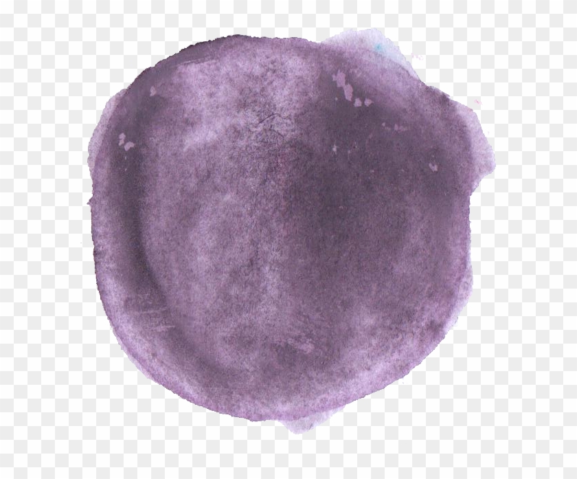 Free Download - Watercolor Circle Purple Png Clipart