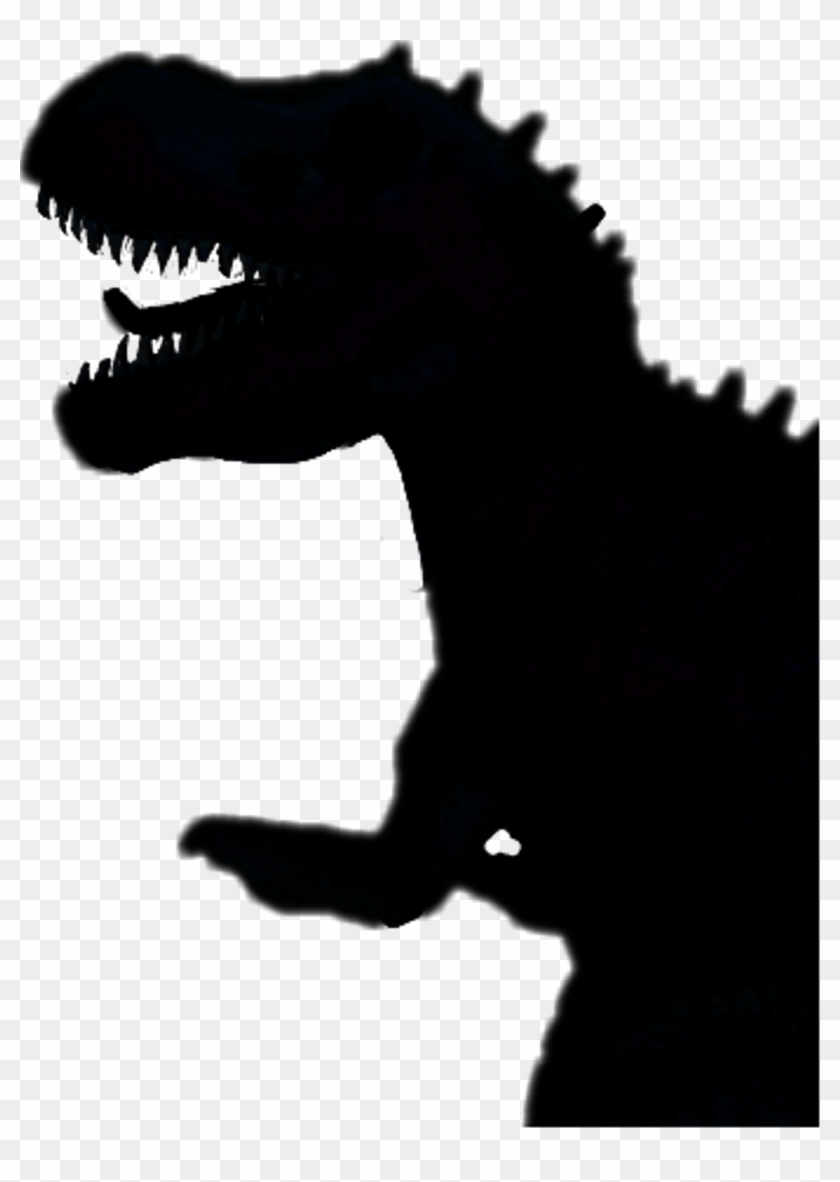 #ftesilhouette #t-rex #trex #dinosaur #silhouette #black - T Rex Face Silhouette Clipart #1976599