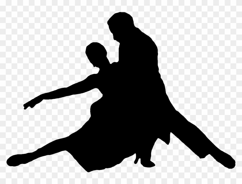 Argentine Tango Silhouette - Rey From Star Wars Silhouette Clipart #1976673