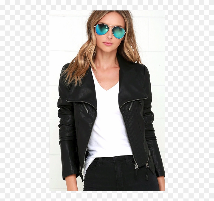 Vegan Leather Jacket - Jacket Clipart