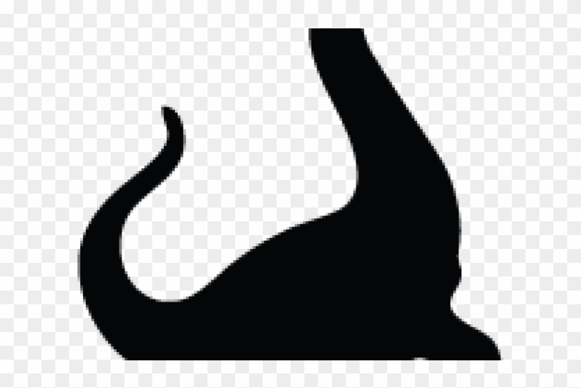 Silhouette Clipart Dinosaur - Silhouette - Png Download #1977068