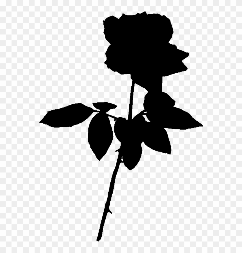Rose Silhouette Png Clipart