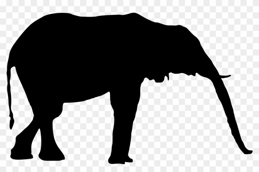 Elephant Silhouette Png - Elephant Silhouette Hd Png Clipart #1977943