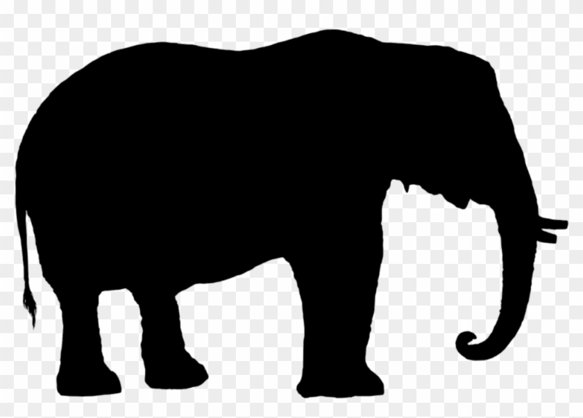 Download Elephant Silhouette Elephant Silhouette Elephant Silhouette Png Clipart 1978090 Pikpng