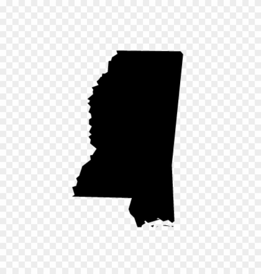 Mississippi Cheer Leading Camps And Clinics - Vector Mississippi State Outline Clipart #1978191