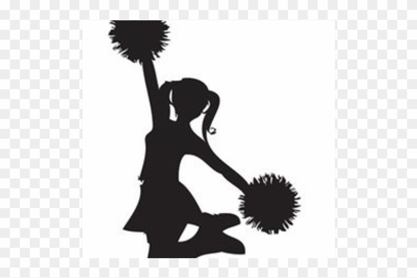 Cheerleader Silhouette Clipart