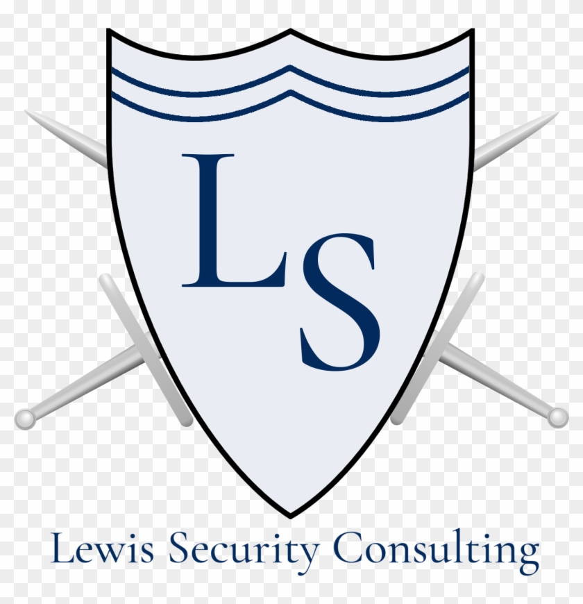 Lewissec Logo Shield Words Clipart