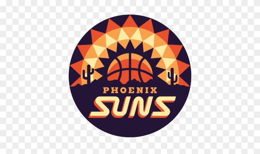 Phoenix Suns Png Hd Image - Phoenix Suns Circle Logo Clipart