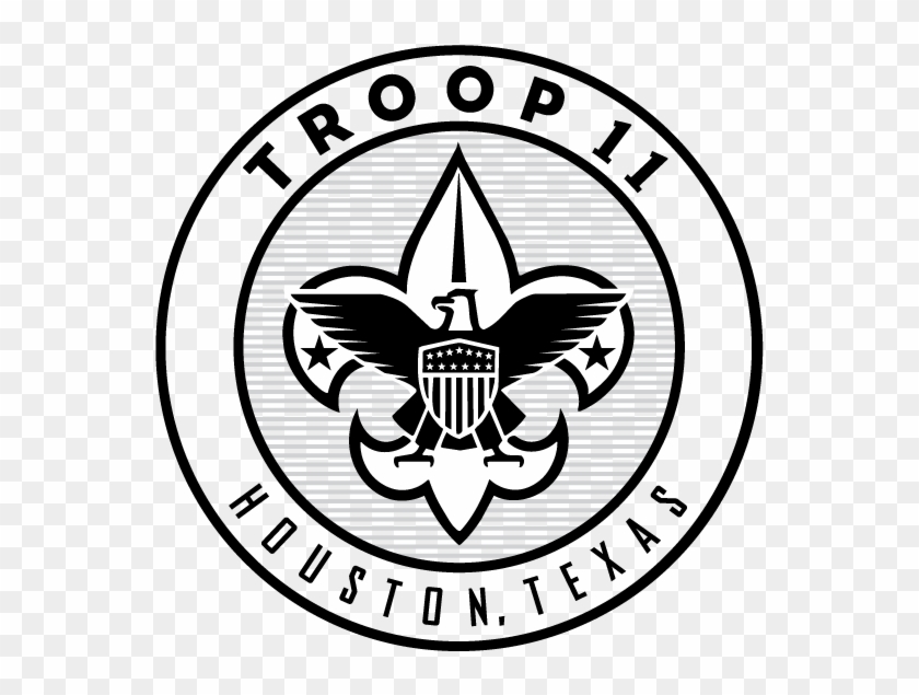 Download Download Scouts Bsa Troop - Boy Scouts Of America Logo Black And White Clipart Png Download - PikPng