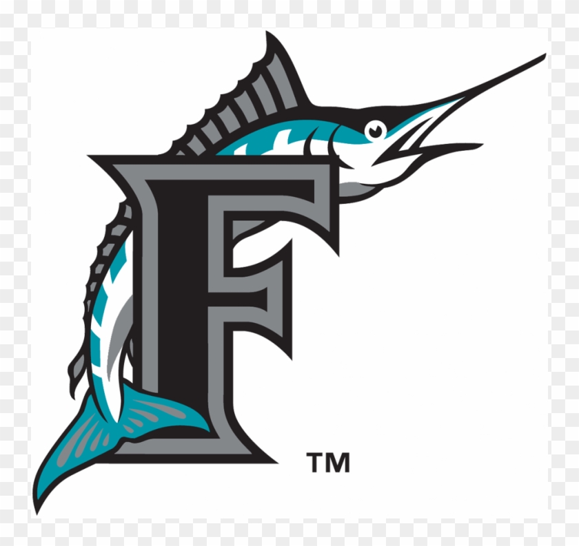 Miami Marlins Logos Iron On Stickers And Peel-off Decals - Miami Marlins Old Logo Clipart #1979286
