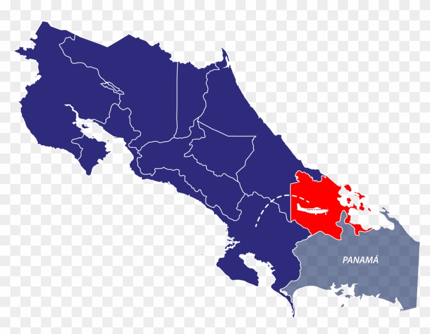 From - Costa Rica Capital Map Clipart