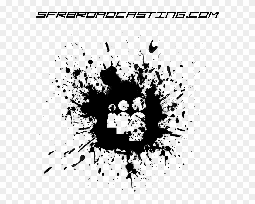Splattered Paint Myspace Logo - Dog Paw Print Splatter Clipart #1979977