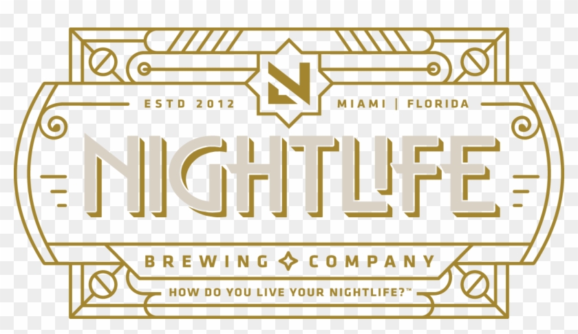 Nightlife Brewery Miami Clipart #1980086
