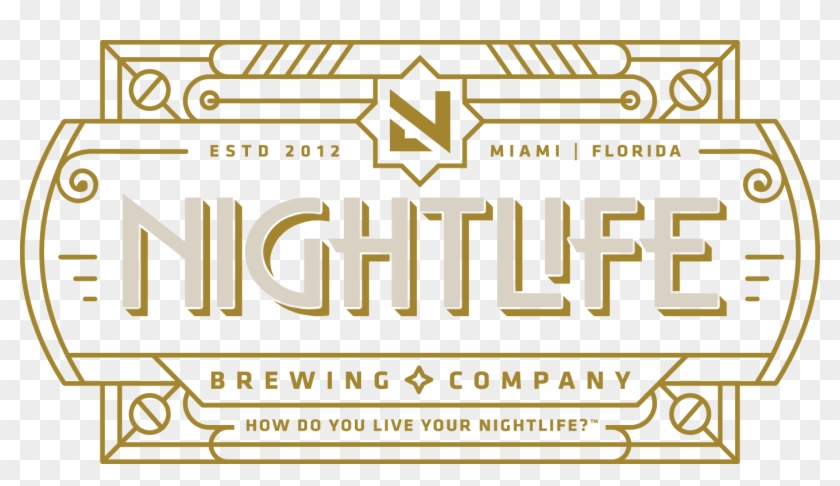 Nightlife Brewery Miami Clipart #1980086