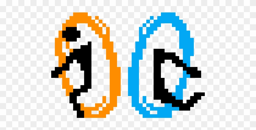 Portal - Pixel Art Games Minecraft Clipart