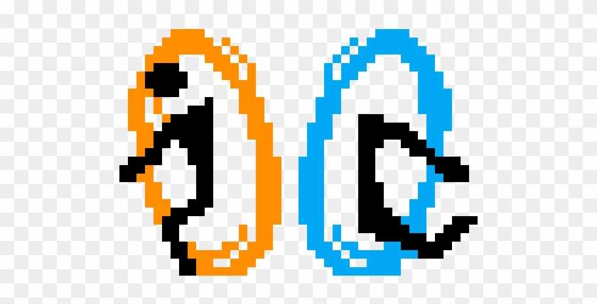 Portal - Pixel Art Games Minecraft Clipart #1980172