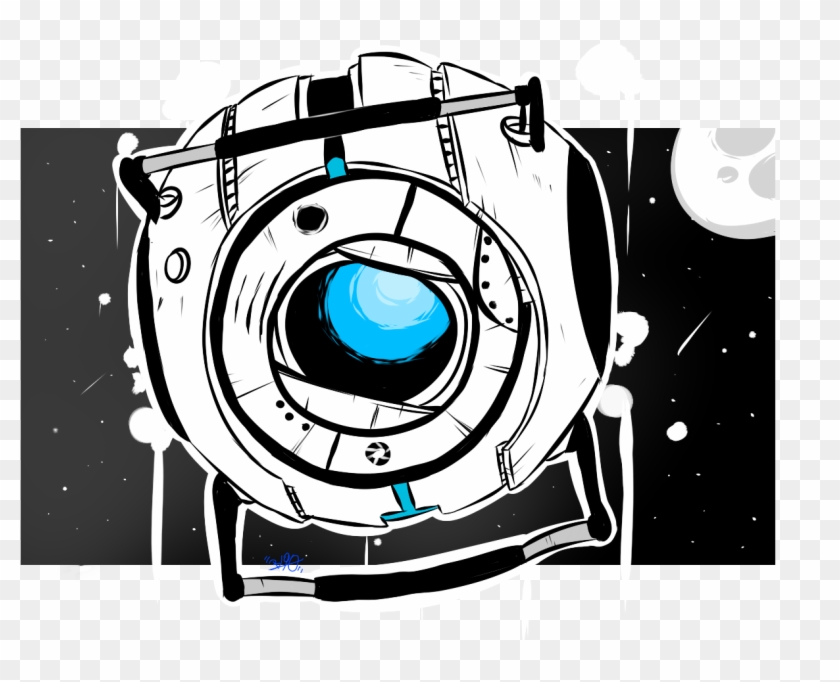 Portal 2 Funnel Png - Wheatley Stickers Clipart #1980680