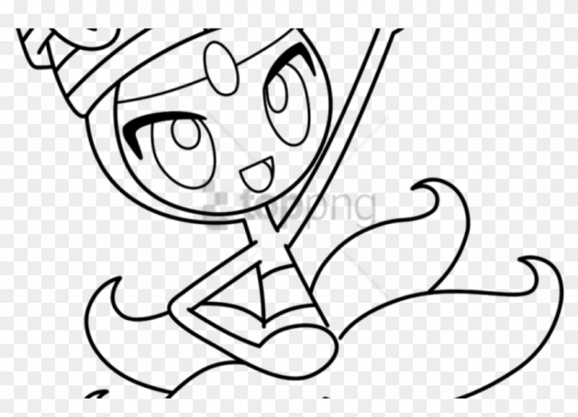 Free Png Download Meloetta Pokemon Coloring Pages Free - Meloetta Pokemon Coloring Pages Clipart #1980793