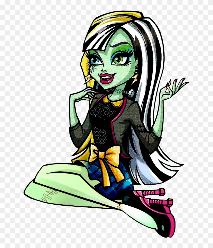 Ooak, Monster High, Dolls, Bratz, Bratzillaz, Fashion - Frankie Stein Welcome Art Clipart #1980907