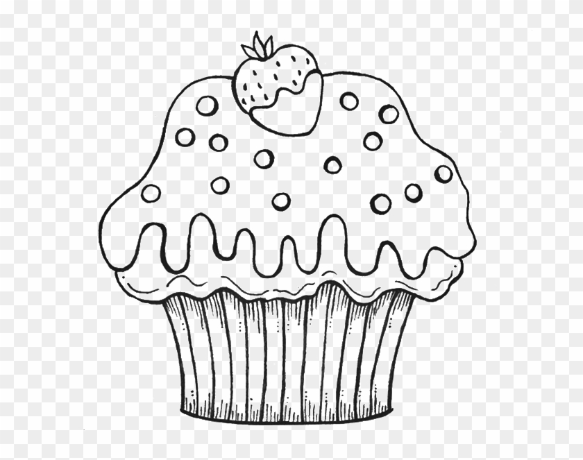 Cupcake Coloring Page For Kids Cupcake Coloring Pages Clipart