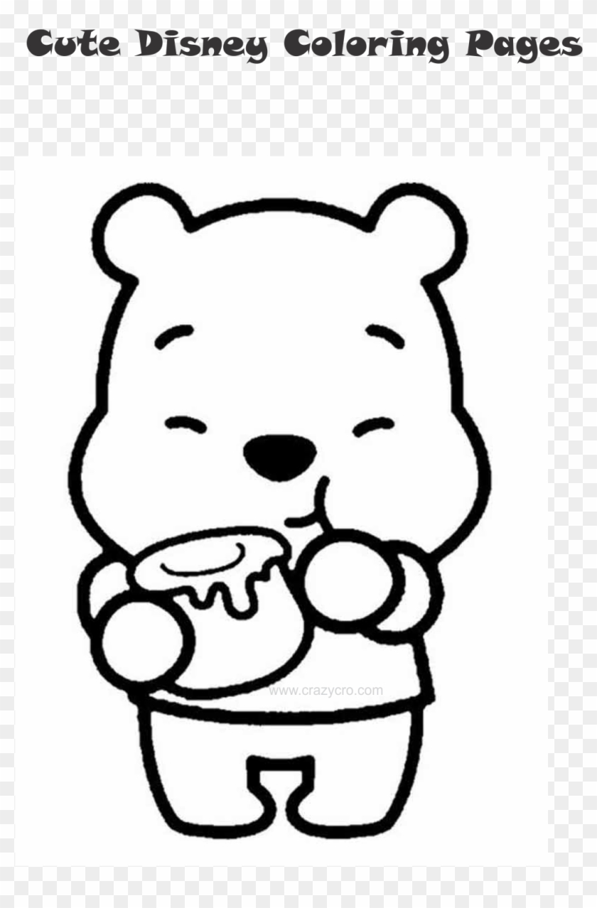 Cute Disney Coloring Page Clipart