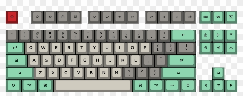 Wasd Keyboards Seaside Mac - Apple Wireless Keyboard Clipart