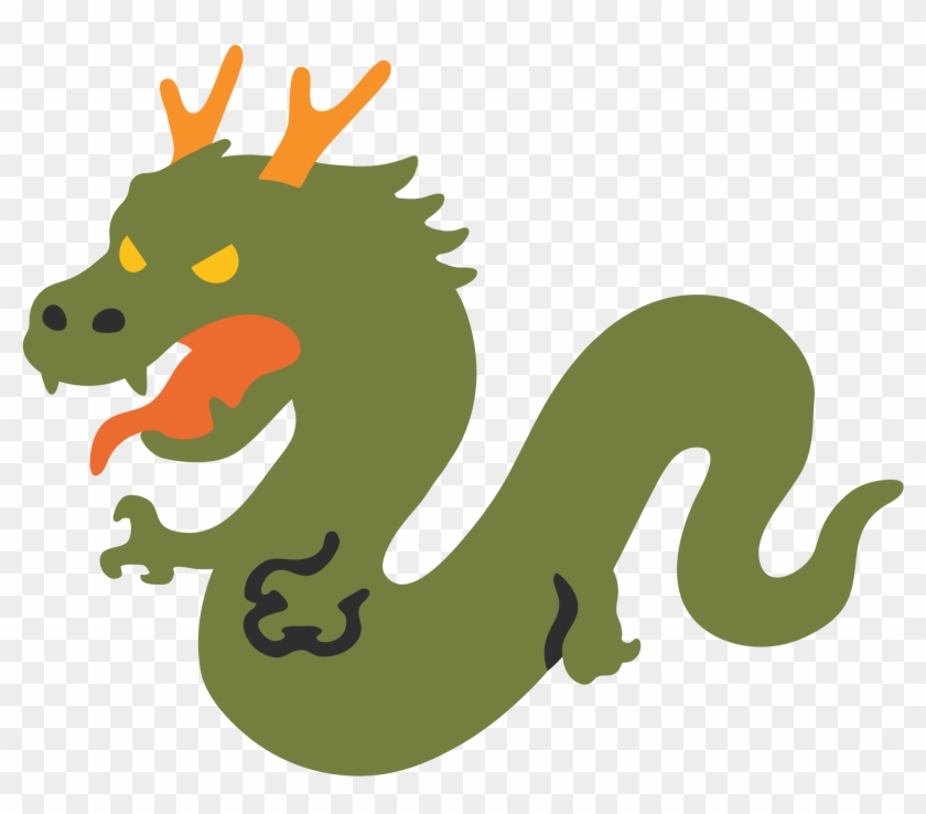 Emoji Dragon , Png Download - Dragon Emoji Clipart