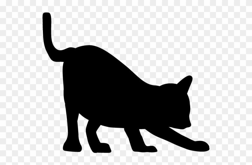 Angry Cat Clipart - フリー 素材 シルエット Png Transparent Png