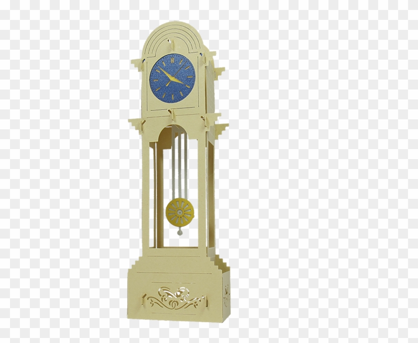 Grandfather Clock Love Pop Up Card - Trophy Clipart
