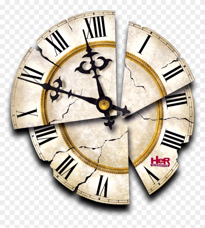 Svg Royalty Free Broken Clock Clipart - Png Download
