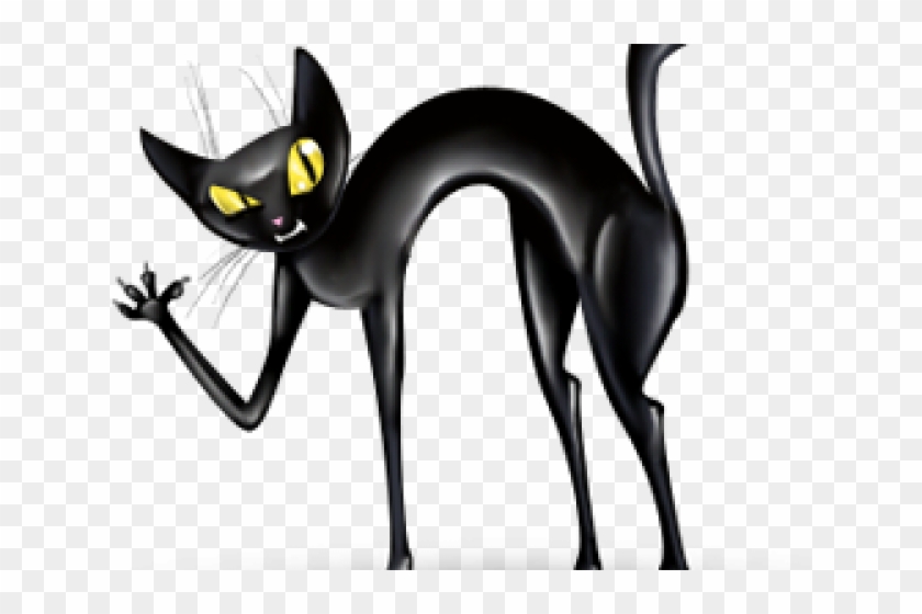 Black Cat Clipart Angry - Png Download #1982625
