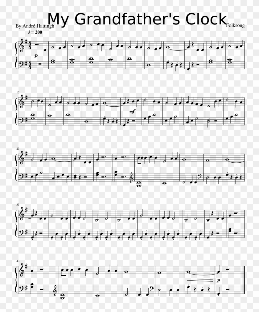 My Grandfather S Clock - Idle Moments Grant Green Sheet Music Clipart