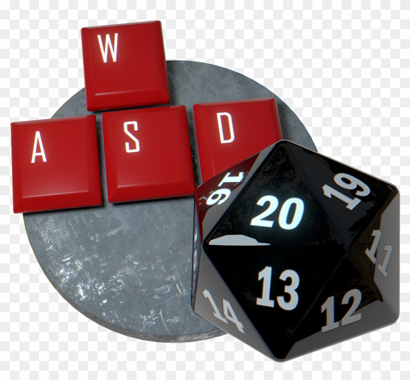 Wasd 20 Intro - Dice Clipart