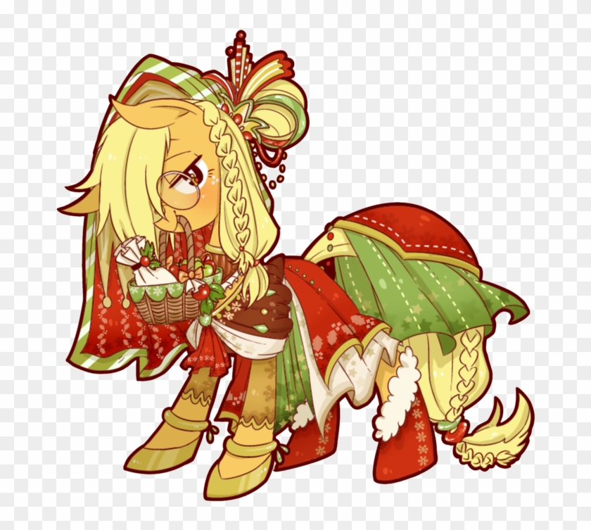 Applejack - Christmas Mlp Clipart #1982844