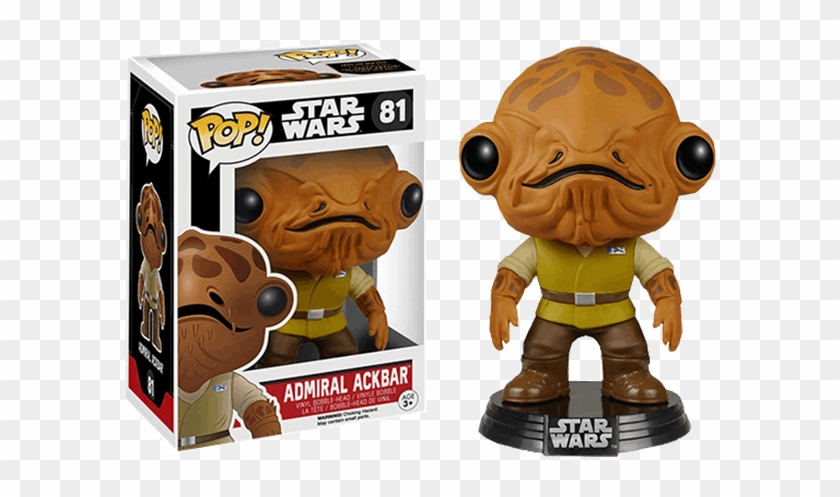 Admiral Ackbar Png - Admiral Ackbar Funko Pop Clipart #1982968