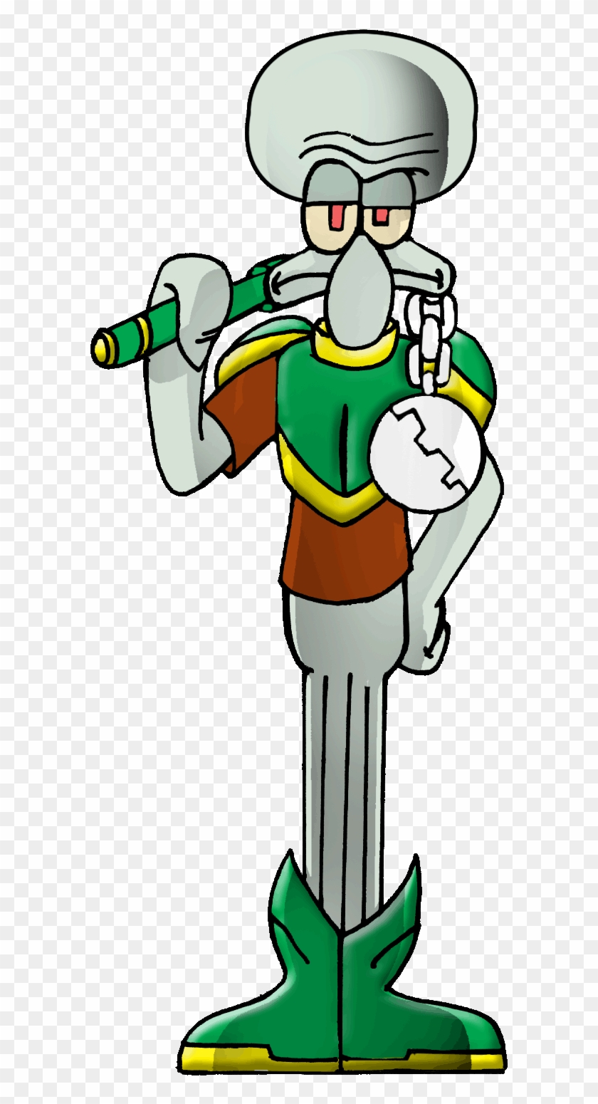 Squidward Tentacles - Cartoon Clipart