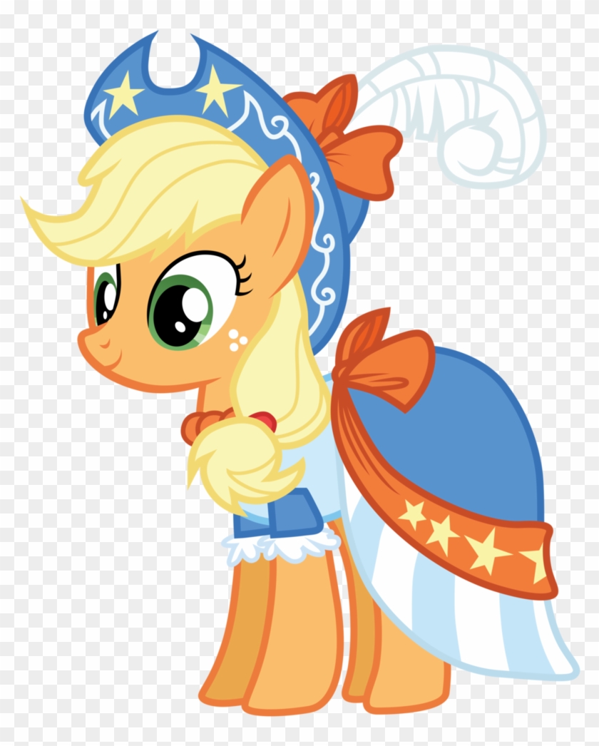 Kb, 810x986, Applejack S Coronation Dre ) - My Little Pony Applejack Dress Clipart #1983483