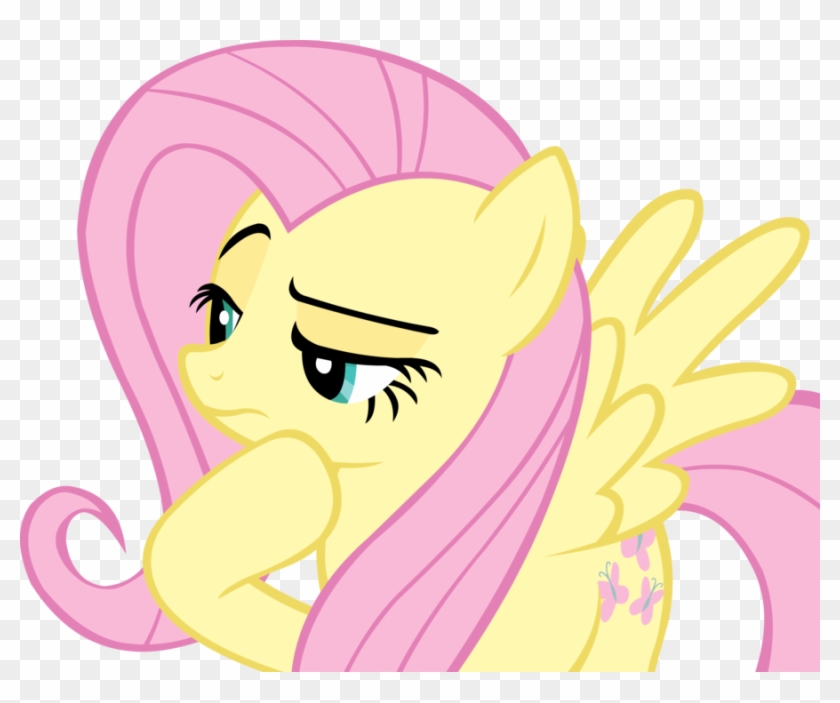 Png - Mlp Fluttershy Thinking Clipart #1983672