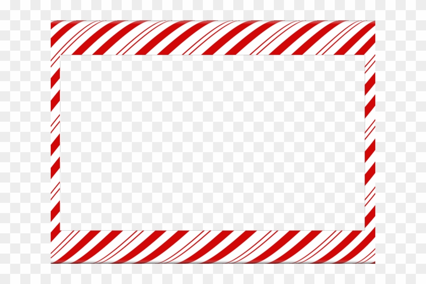 Candy Cane Clipart Banner - Candy Cane Page Border - Png Download #1983898