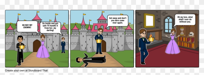 The Golden Crown - Cartoon Clipart